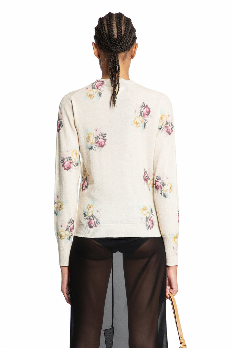 PRADA WOMAN WHITE KNITWEAR