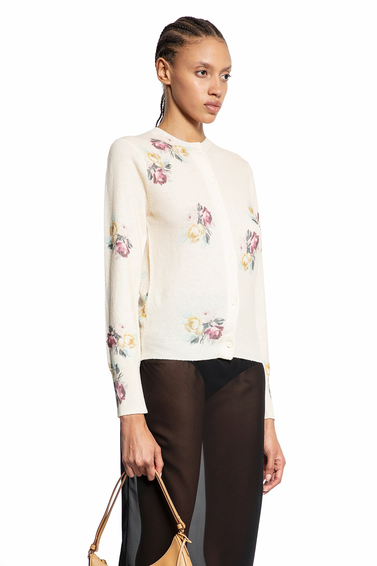 PRADA WOMAN WHITE KNITWEAR