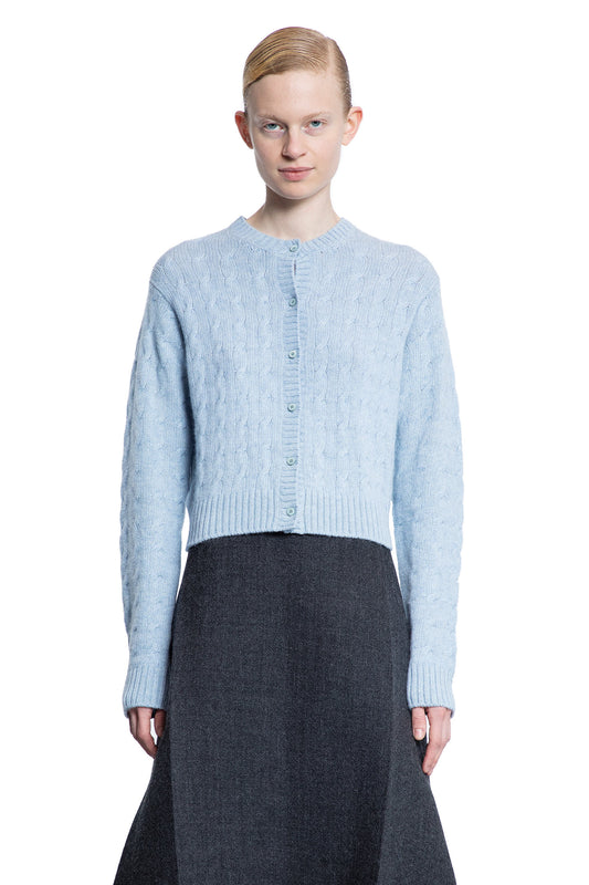 PRADA WOMAN BLUE KNITWEAR