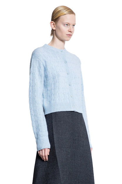 PRADA WOMAN BLUE KNITWEAR