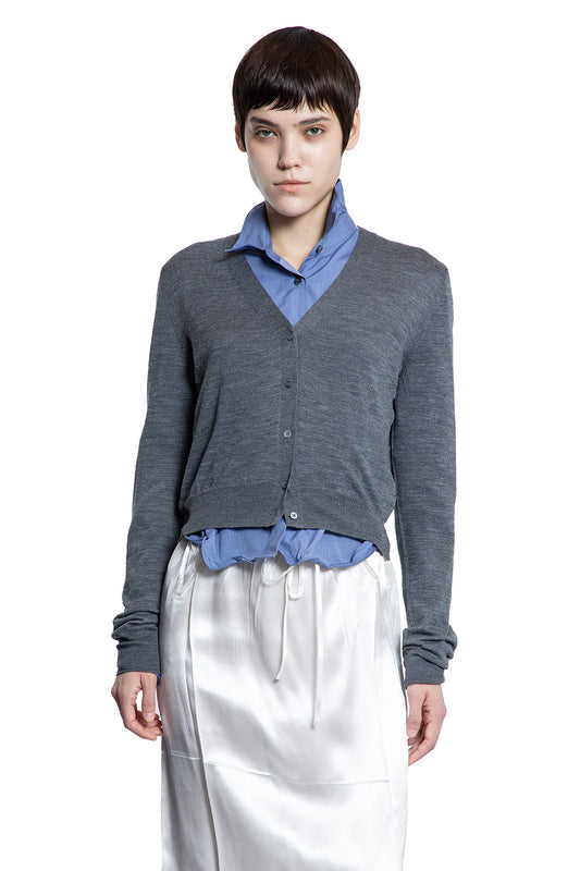 PRADA WOMAN GREY KNITWEAR