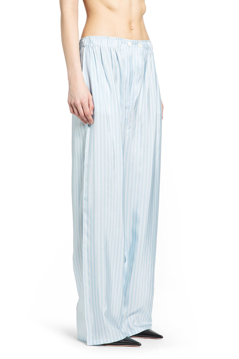 Striped Silk Pongé Pants