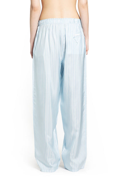 Striped Silk Pongé Pants