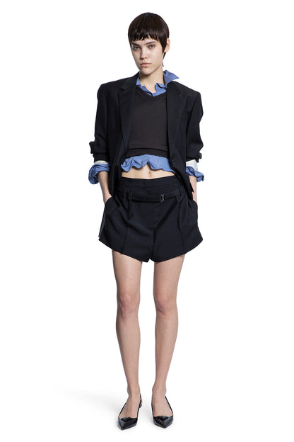 PRADA WOMAN BLACK SHORTS