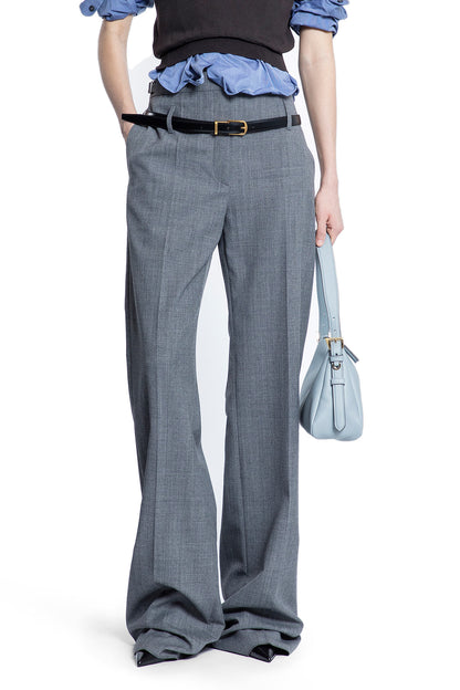 PRADA WOMAN GREY TROUSERS