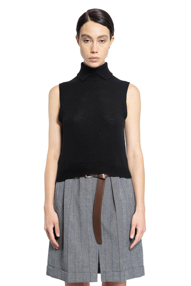 Cashmere turtleneck vest - Antonioli.eu