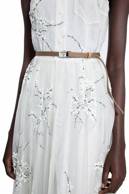 PRADA WOMAN WHITE DRESSES