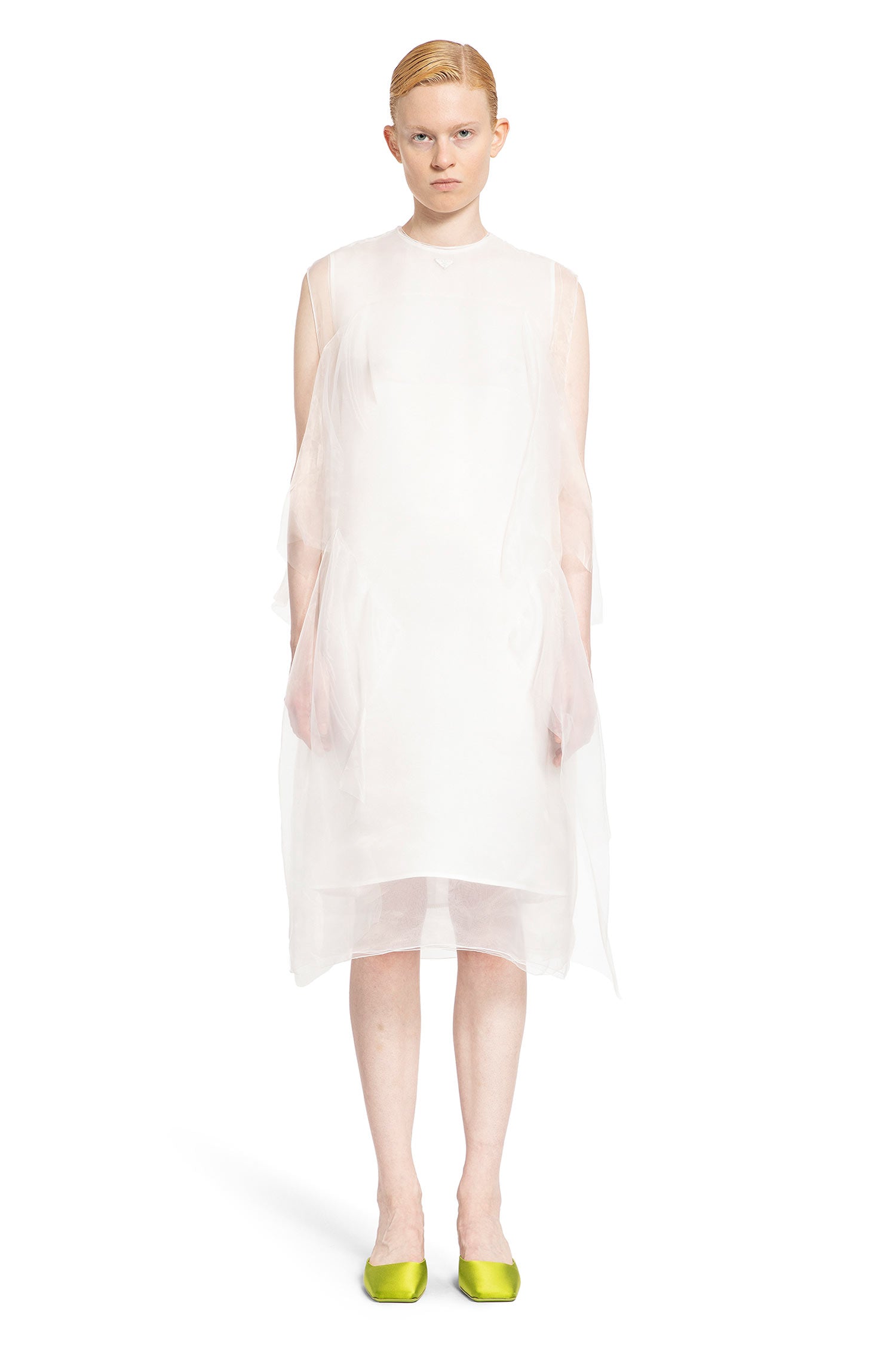 PRADA WOMAN WHITE DRESSES