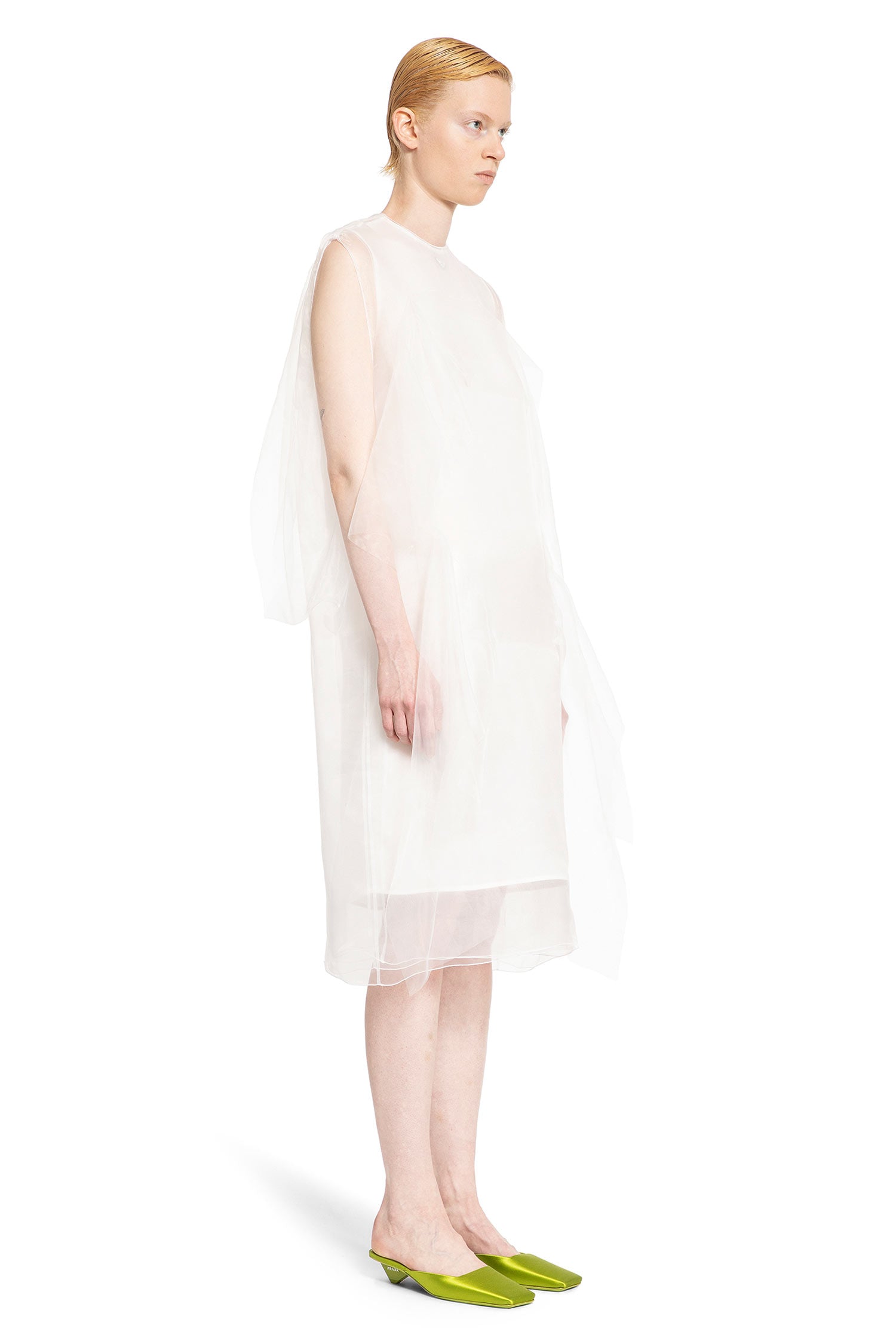 PRADA WOMAN WHITE DRESSES