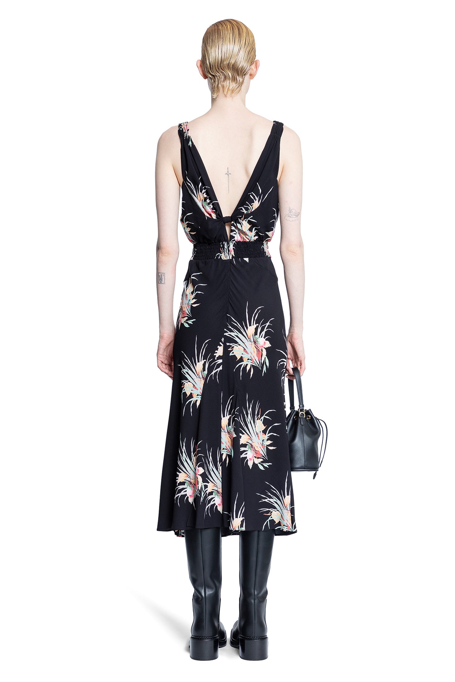 PRADA WOMAN BLACK DRESSES