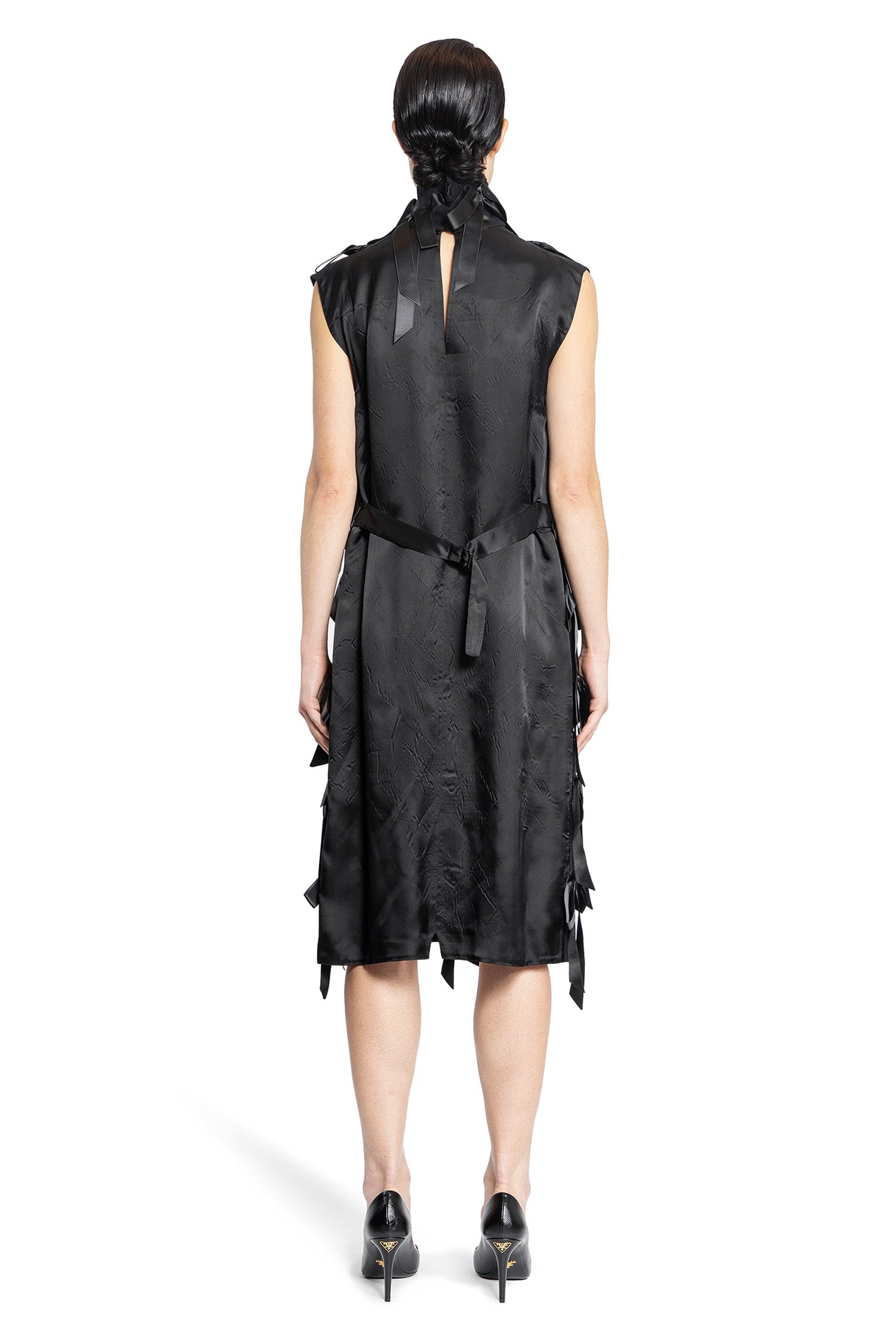 PRADA WOMAN BLACK DRESSES