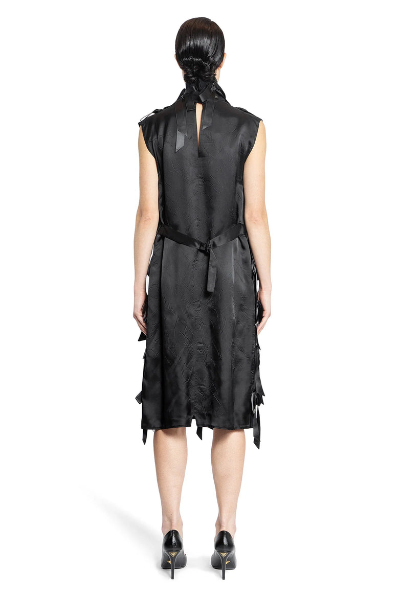 PRADA Sablé Dress with Bows woman