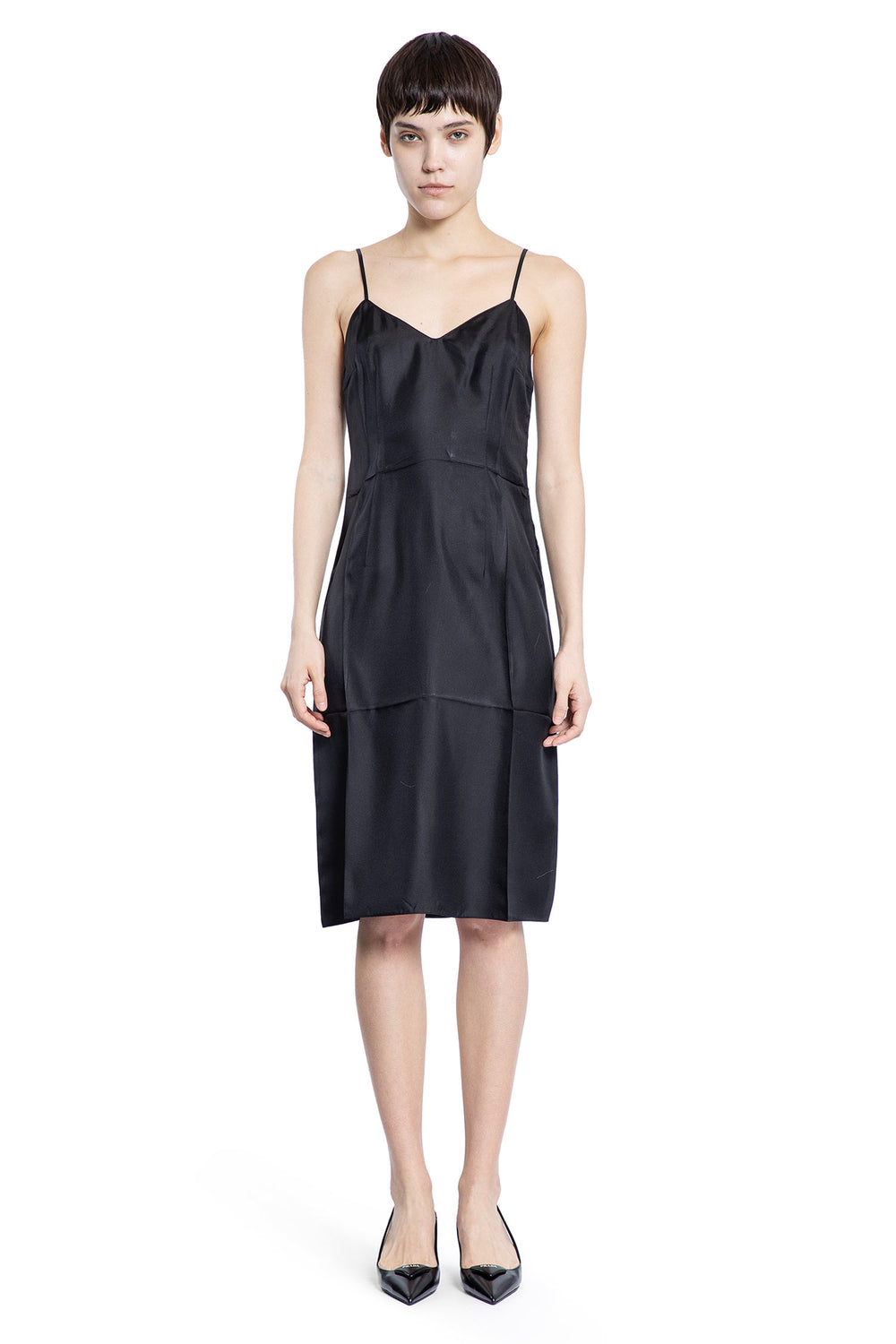 PRADA WOMAN BLACK DRESSES