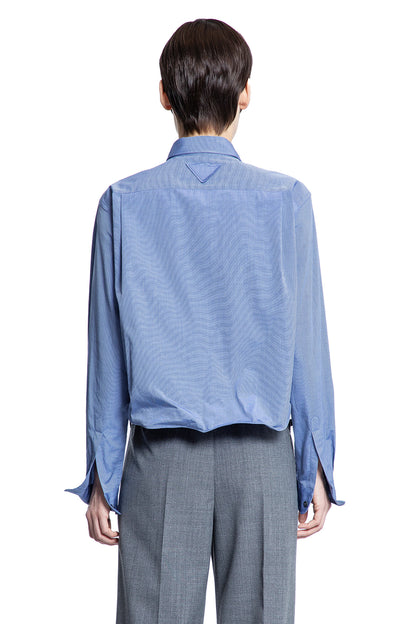 PRADA WOMAN BLUE SHIRTS