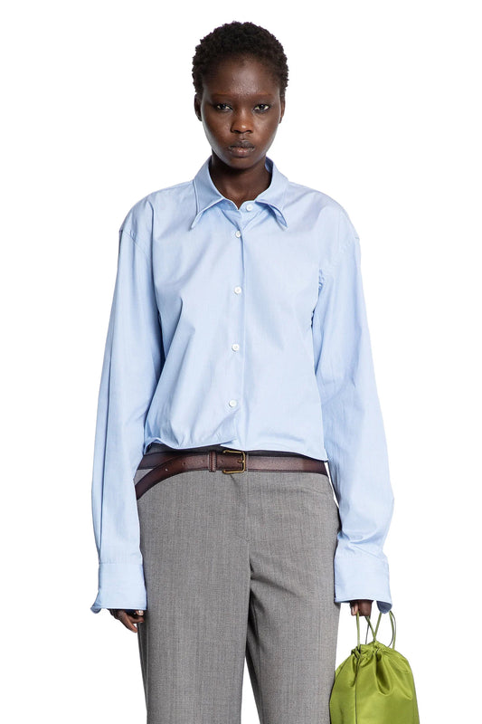 Ruffled Cotton Shirt - Antonioli.eu