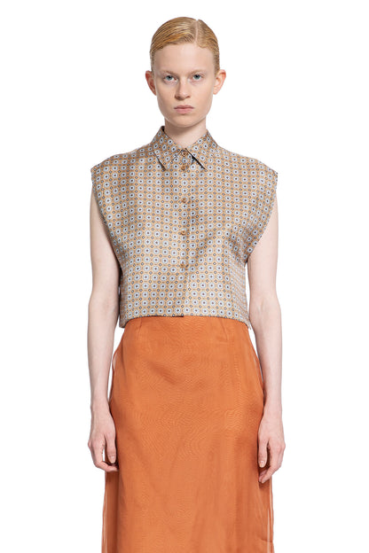 Antonioli PRADA WOMAN BROWN SHIRTS