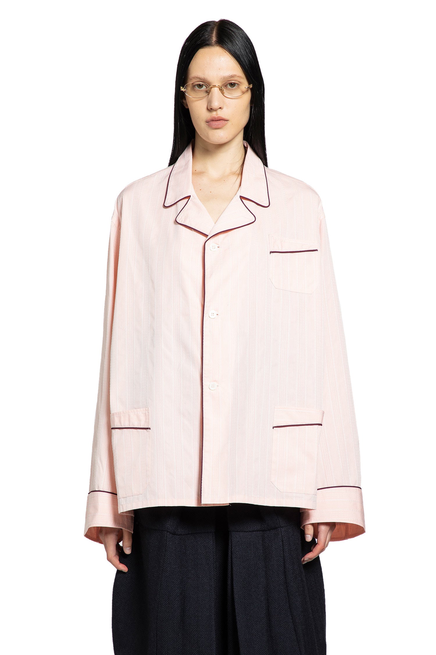 PRADA WOMAN PINK SHIRTS
