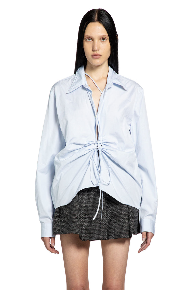 Draped Cotton Shirt
