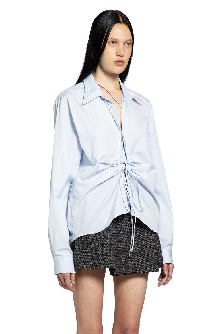 Draped Cotton Shirt