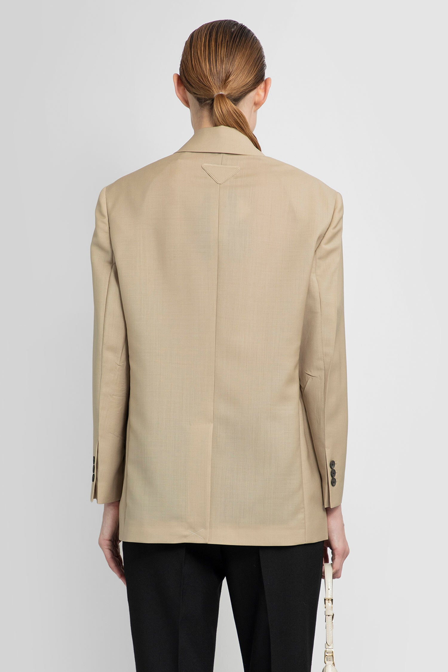 PRADA WOMAN BEIGE BLAZERS