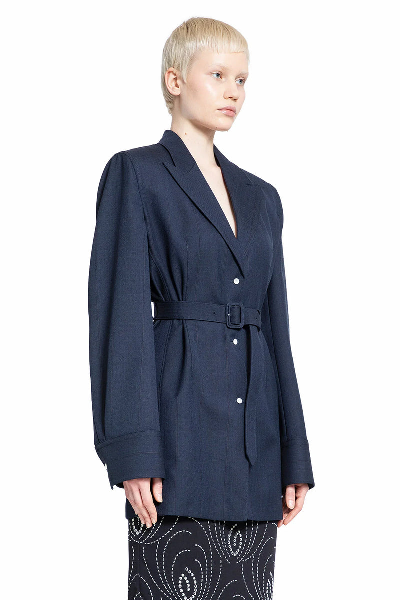 PRADA WOMAN BLUE BLAZERS - Antonioli.eu