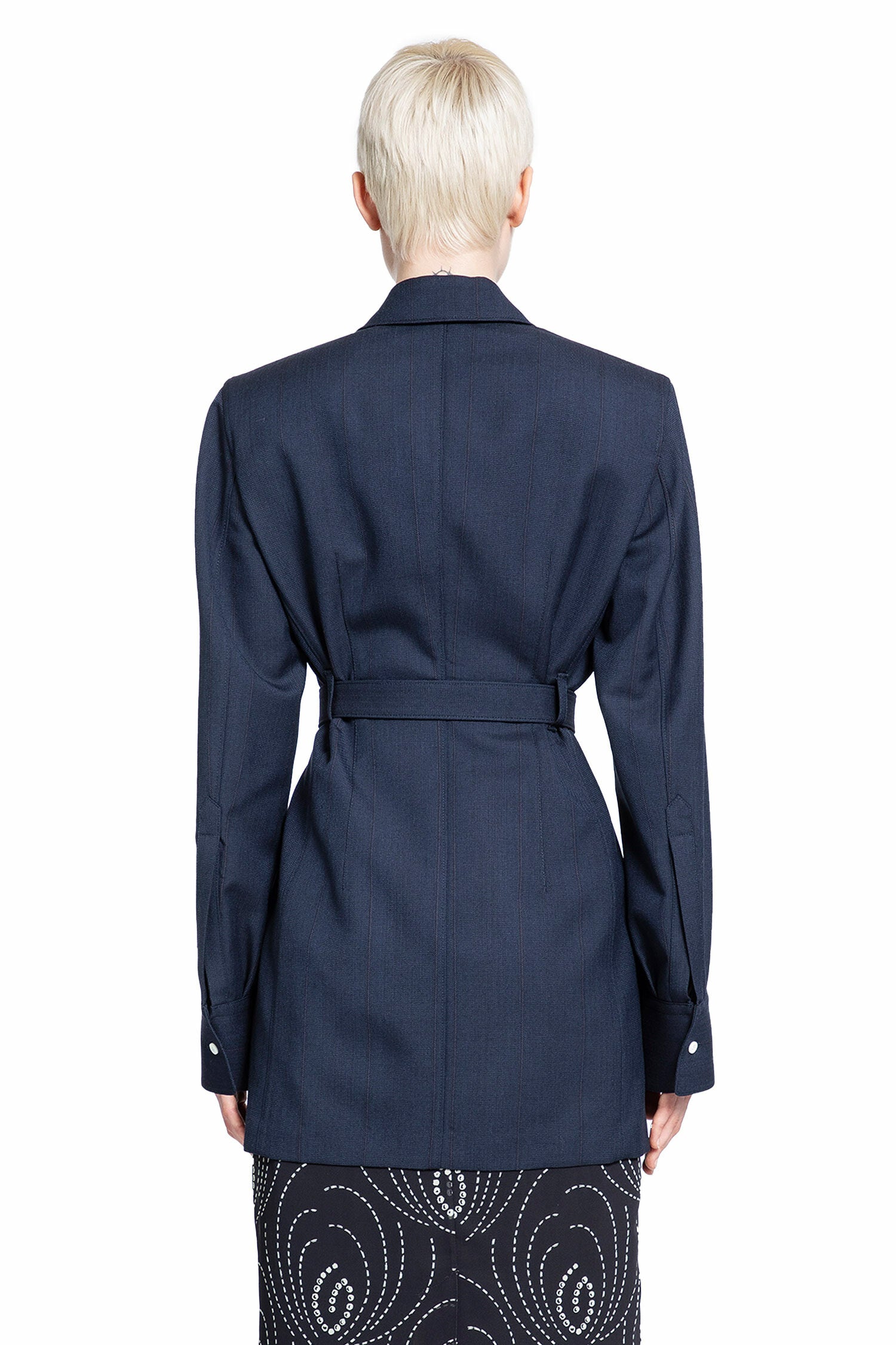 PRADA WOMAN BLUE BLAZERS