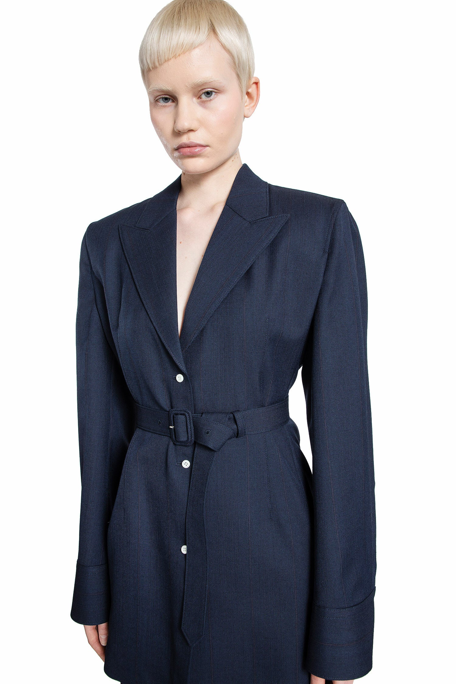 PRADA WOMAN BLUE BLAZERS