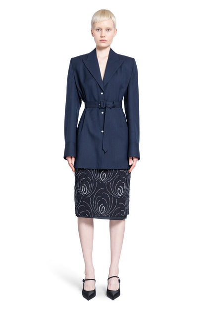 PRADA WOMAN BLUE BLAZERS