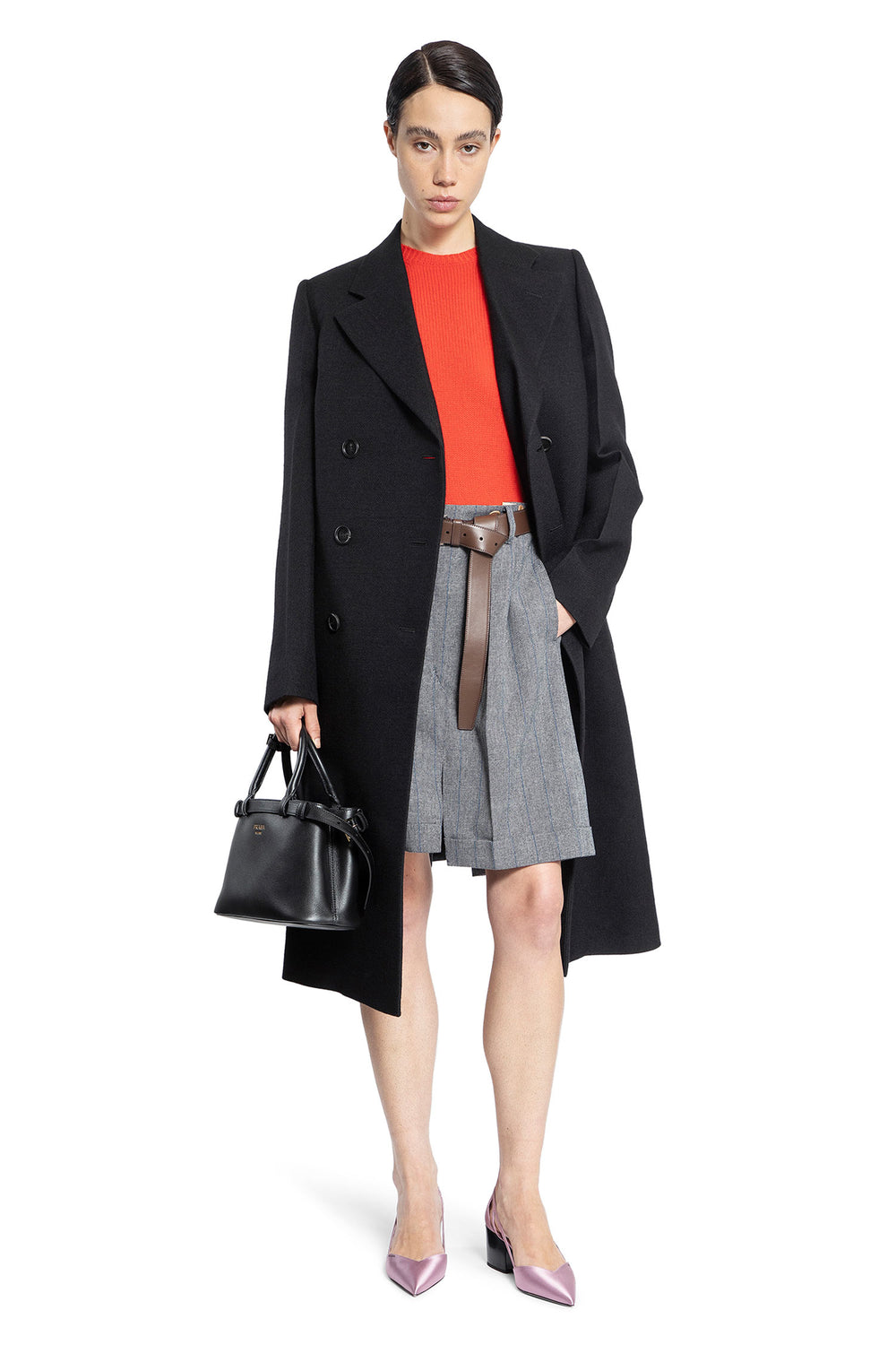 PRADA WOMAN BLACK COATS