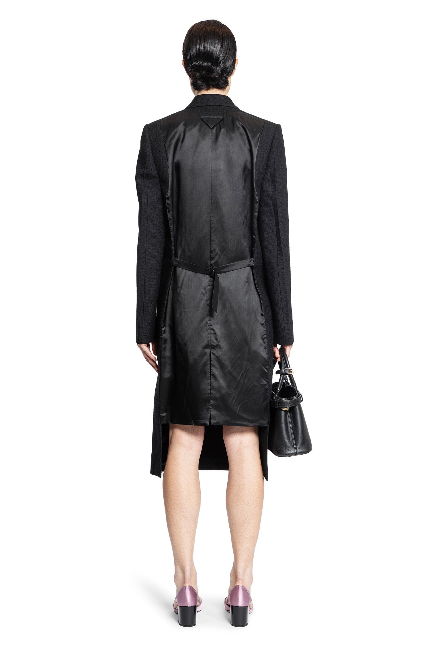 PRADA WOMAN BLACK COATS