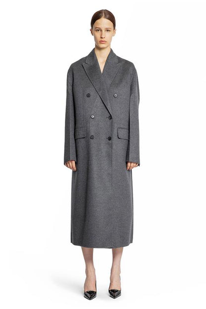 Wool Cashmere Double-Breasted Overcoat