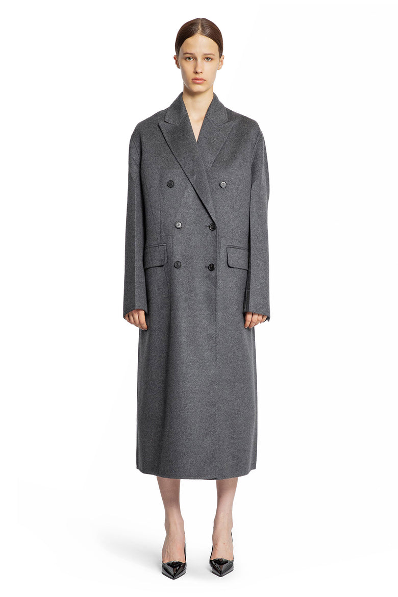 Wool Cashmere Double-Breasted Overcoat