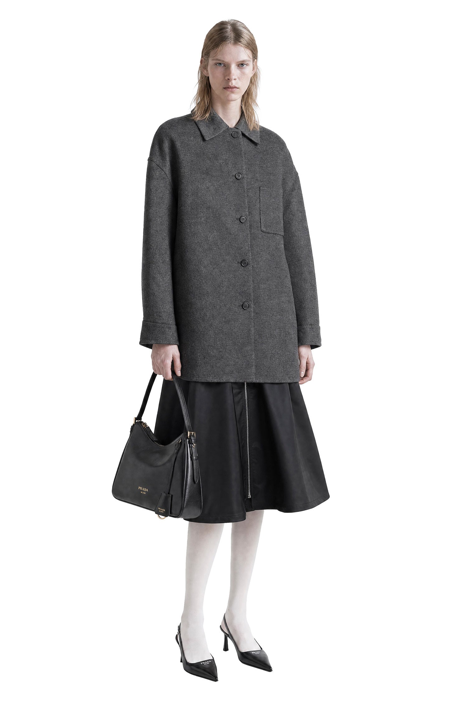 PRADA Double Wool Cashmere Jacket woman