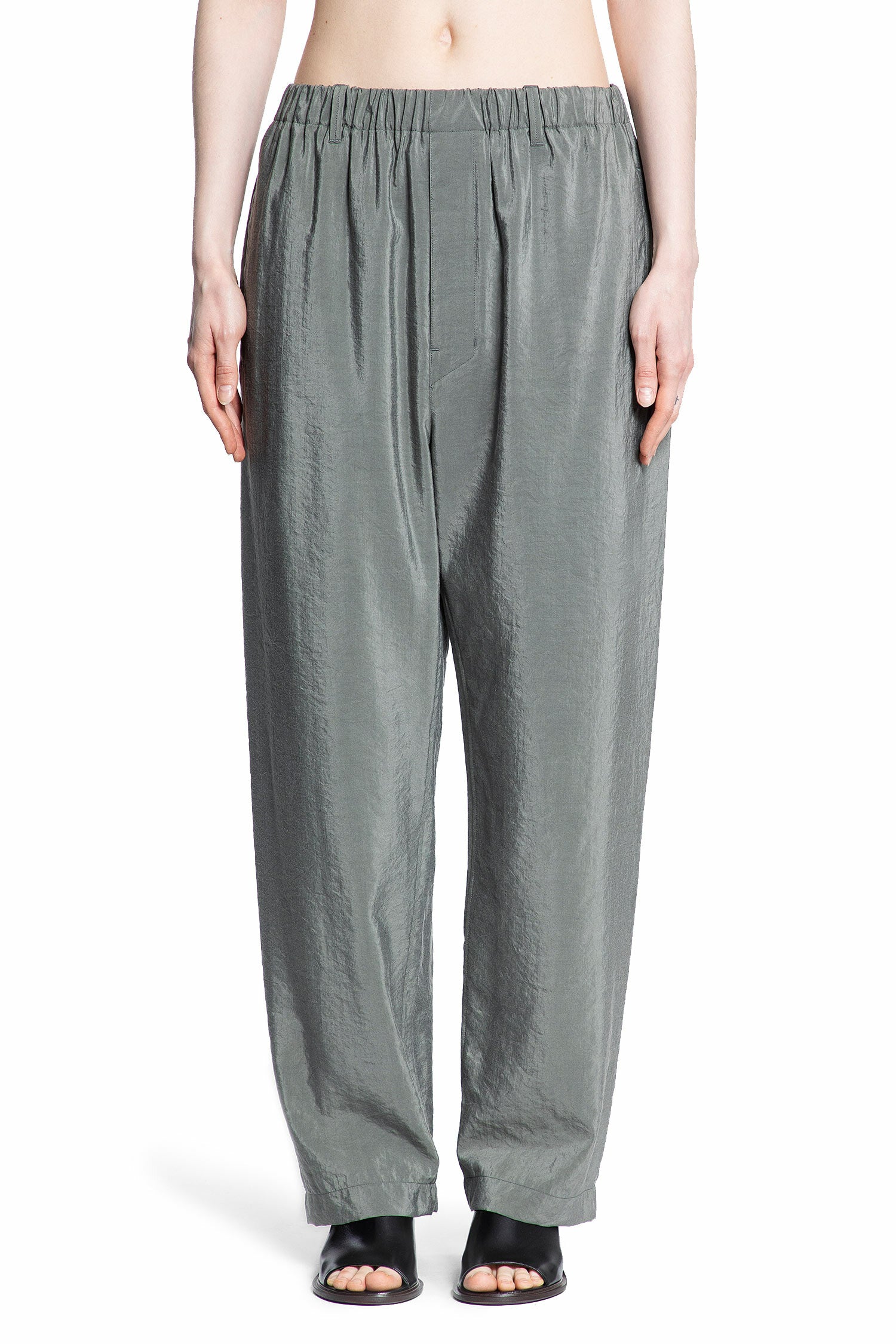 LEMAIRE WOMAN GREY TROUSERS