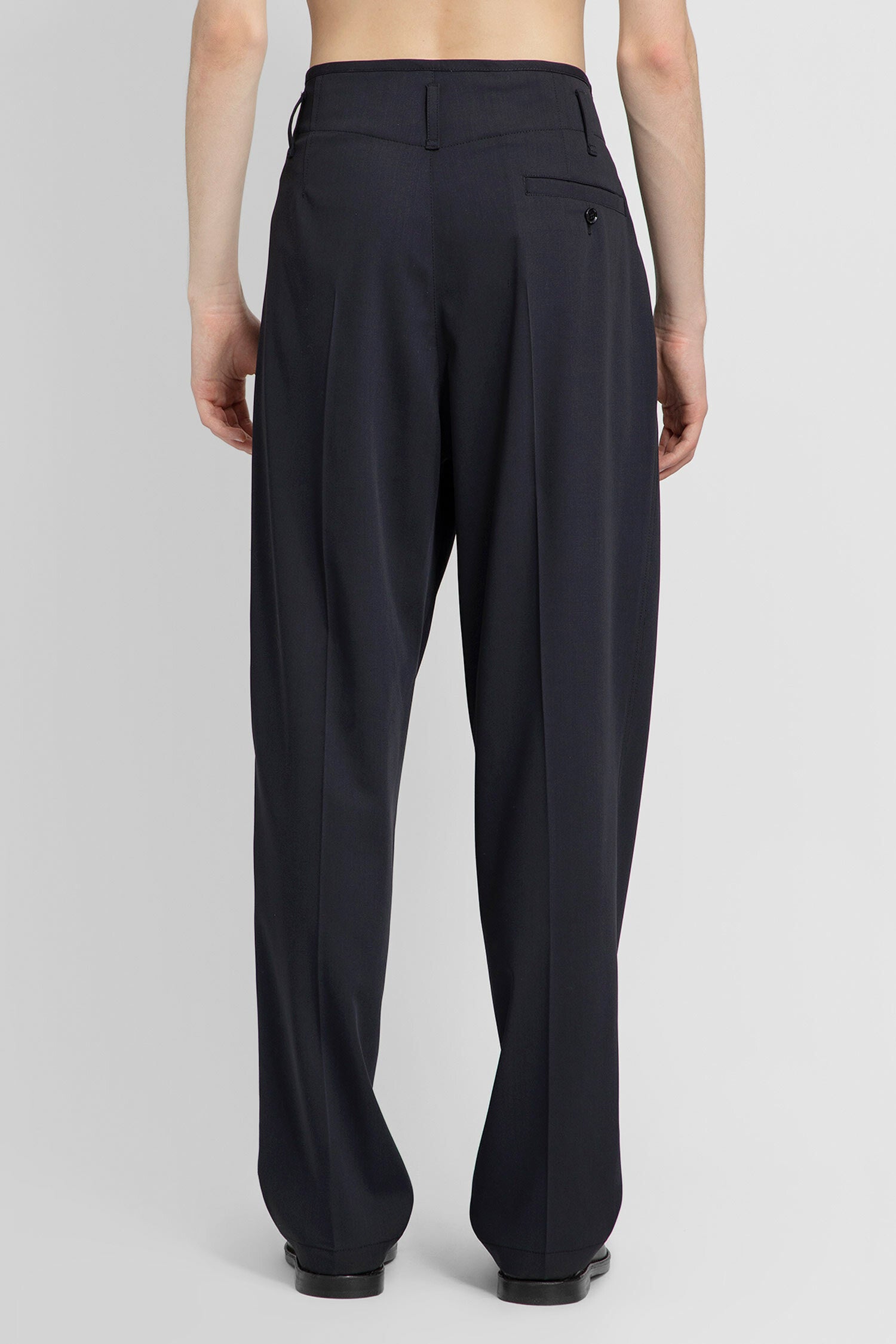 LEMAIRE MAN BLACK TROUSERS