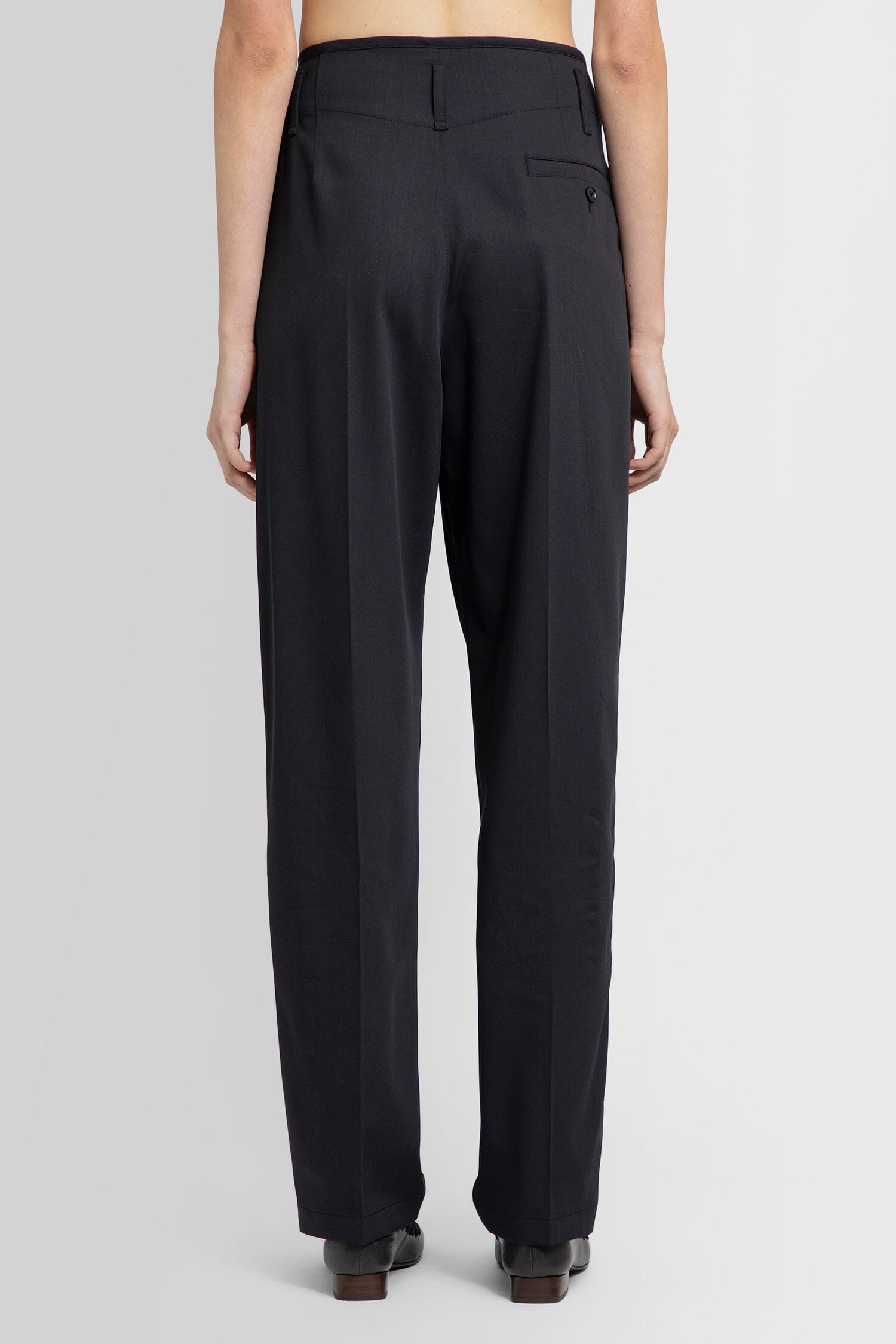 LEMAIRE WOMAN BLACK TROUSERS