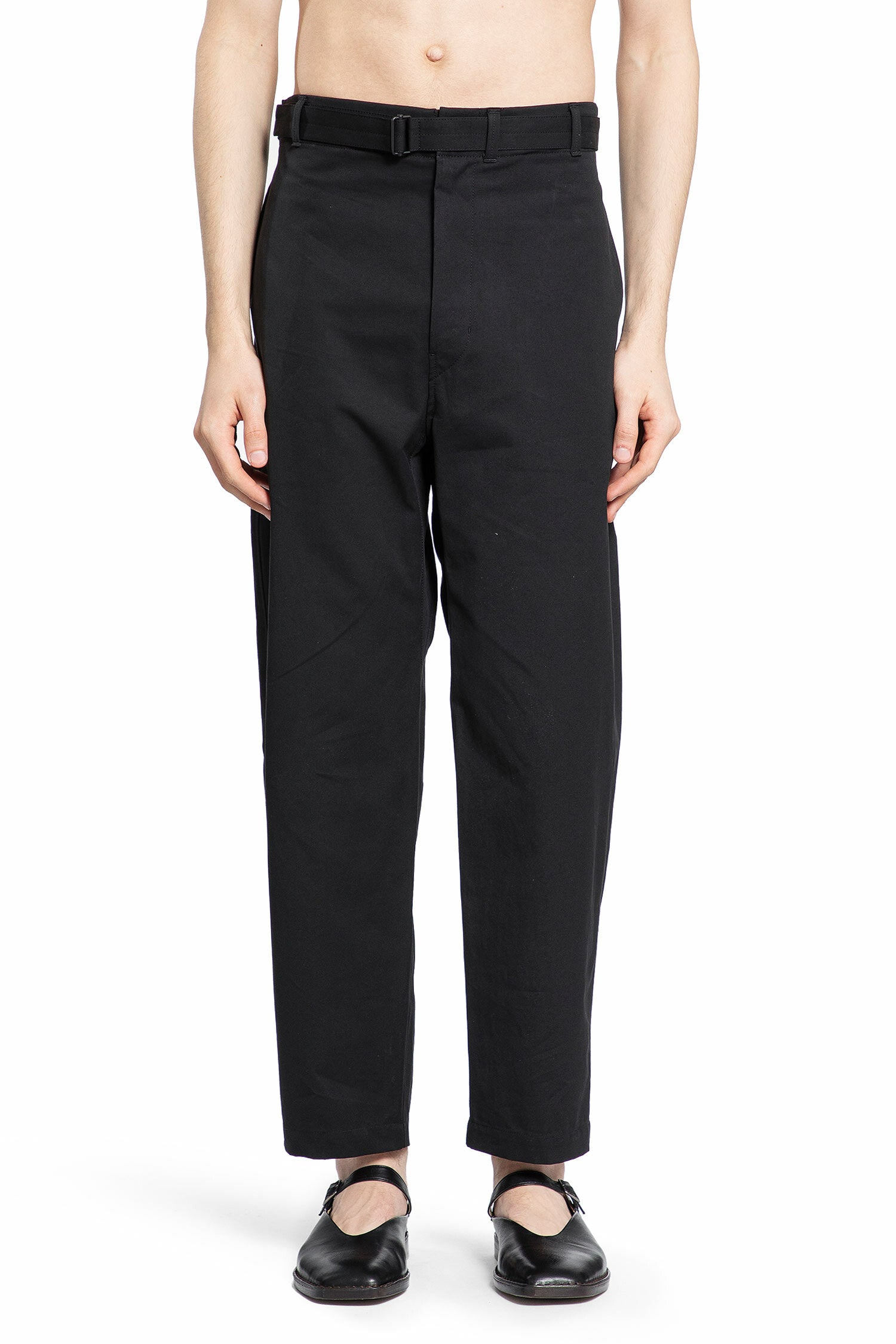 LEMAIRE MAN BLACK TROUSERS