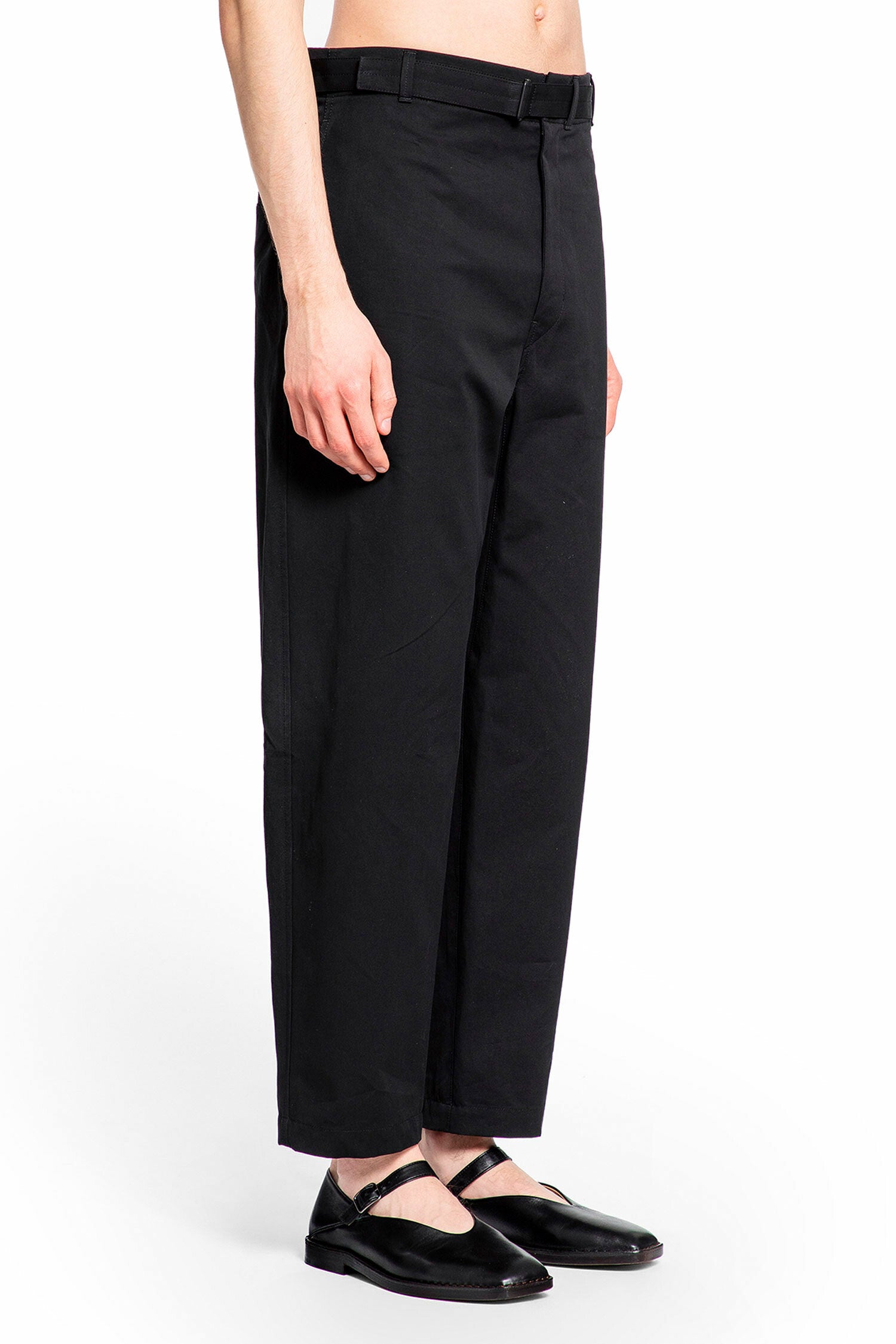 LEMAIRE MAN BLACK TROUSERS