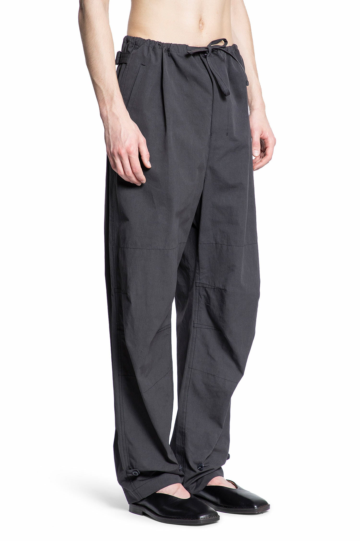 LEMAIRE MAN GREY TROUSERS