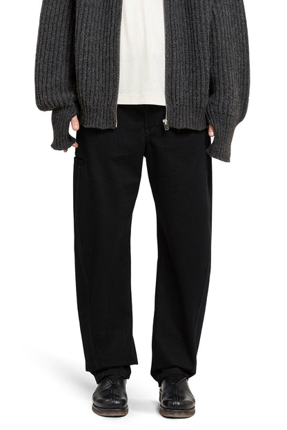 LEMAIRE MAN BLACK TROUSERS