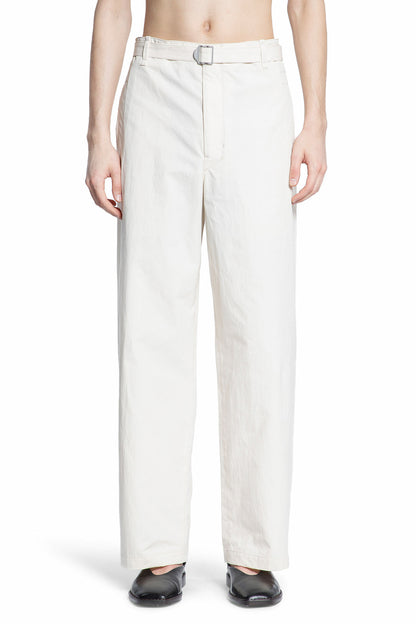 LEMAIRE MAN WHITE TROUSERS