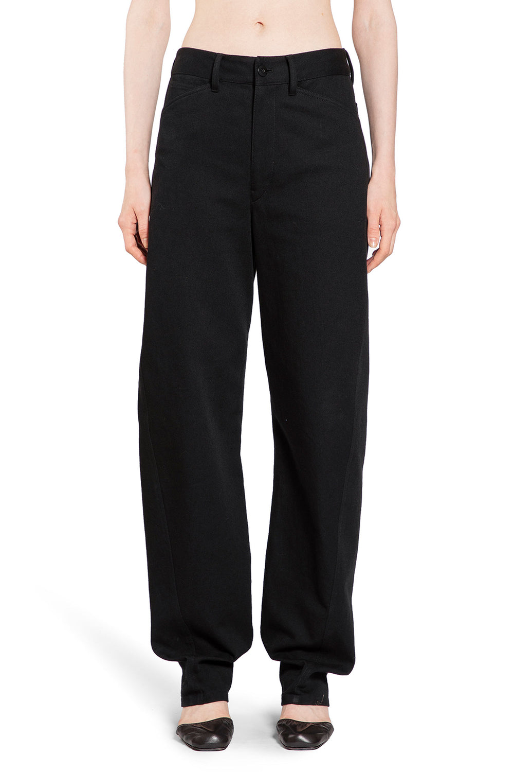 LEMAIRE WOMAN BLACK TROUSERS