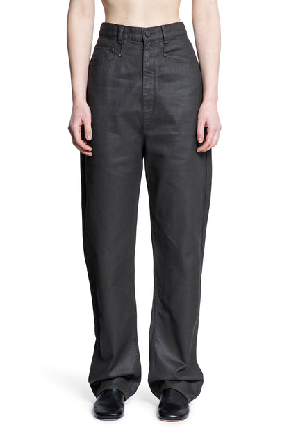 LEMAIRE WOMAN BROWN TROUSERS