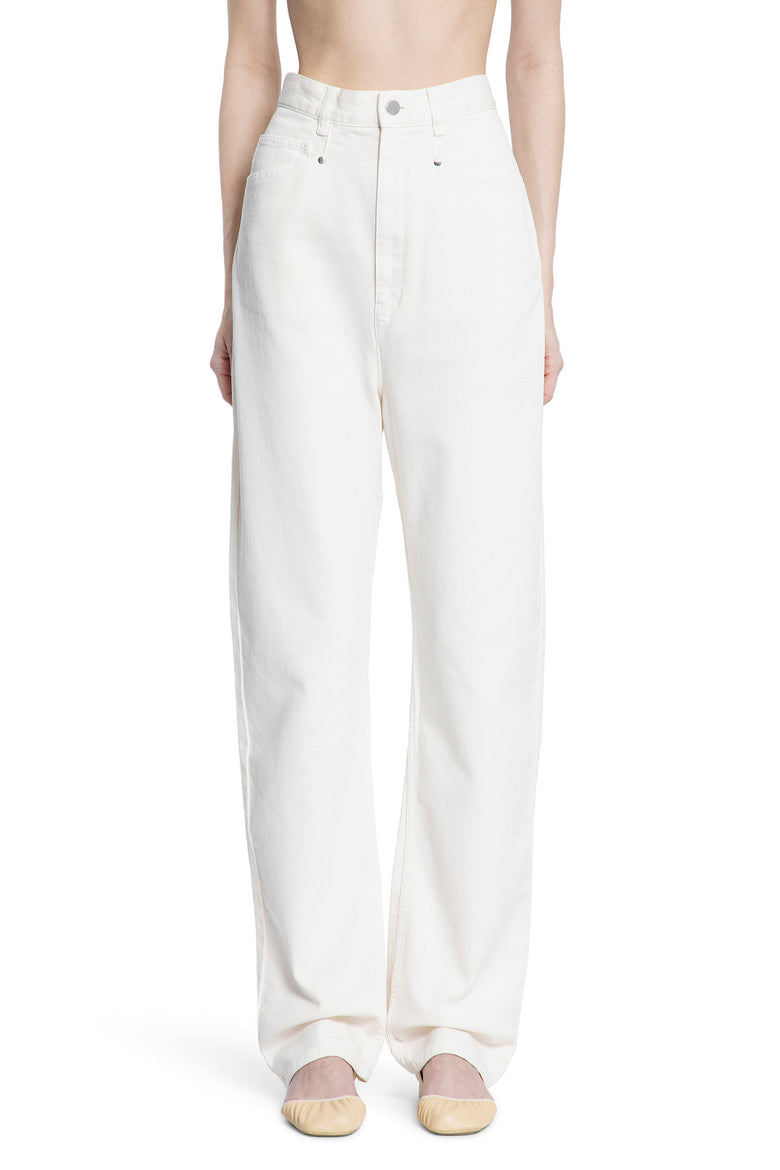 LEMAIRE WOMAN OFF-WHITE JEANS