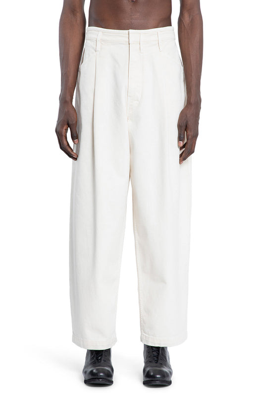 LEMAIRE MAN OFF-WHITE JEANS