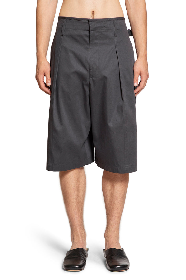 LEMAIRE MAN GREY SHORTS & SKIRTS