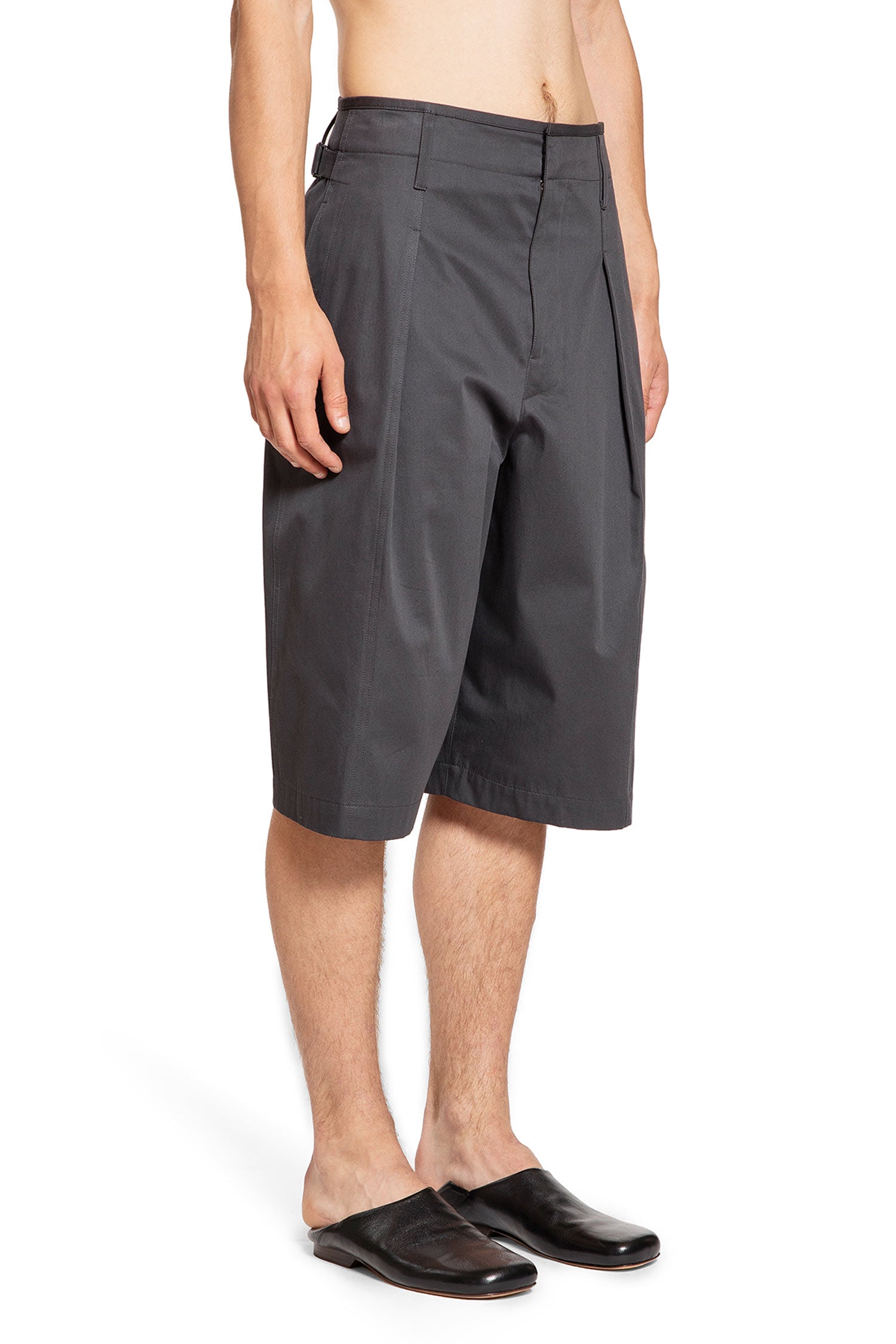 LEMAIRE MAN GREY SHORTS & SKIRTS