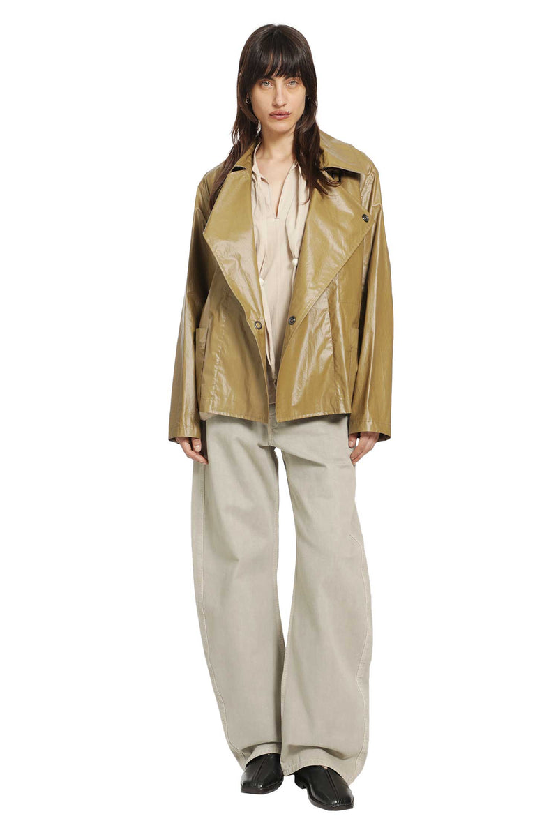 LEMAIRE Curved  Twill Trousers woman