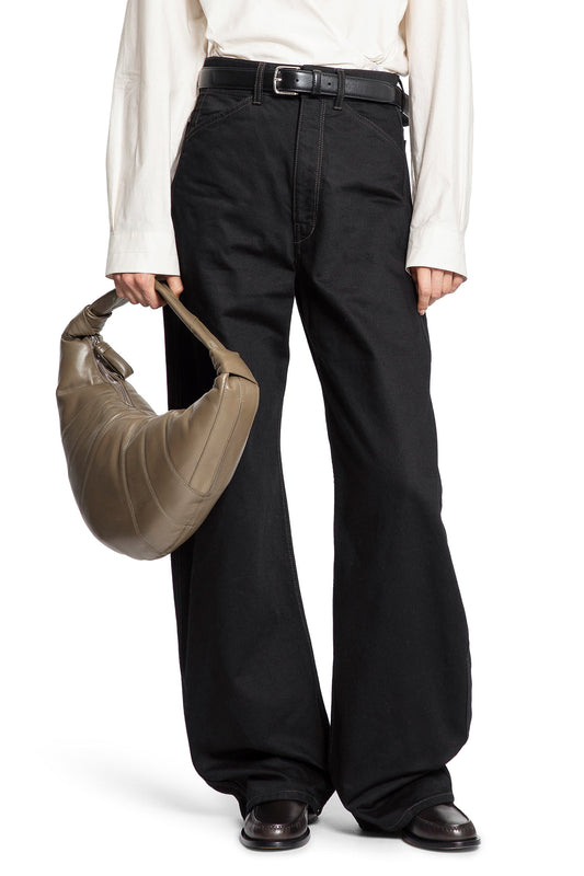 High-Waisted Curved Pants - Antonioli.eu