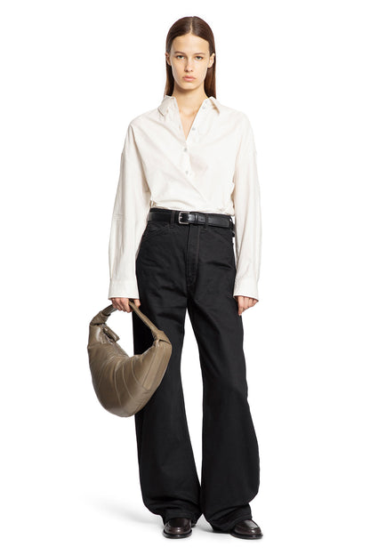 High-Waisted Curved Pants